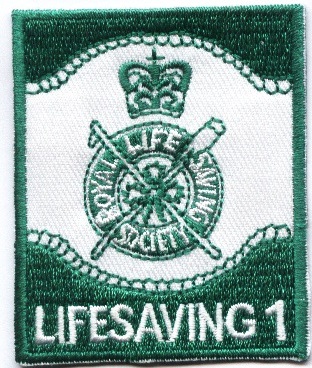 SLSS Lifesaving 1 Award Badge