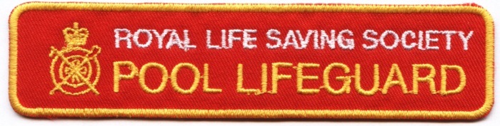 SLSS Pool Lifeguard Award Badge