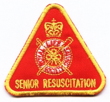 SLSS Senior Resuscitation Award Badge